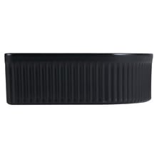 Jade 410mm Matte Black Ceramic Arch Above Counter Basin